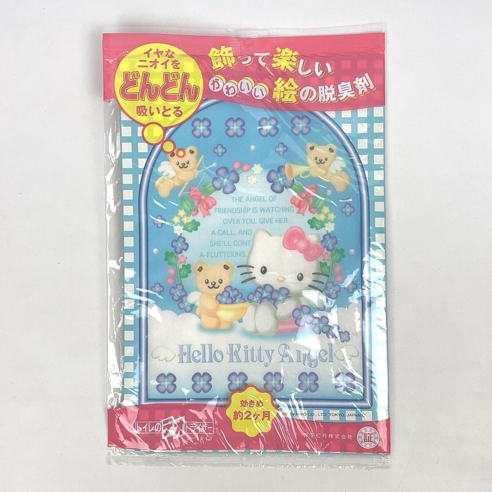 VTG NOS 1998 Sanrio Hello Kitty Angel Bathroom Deodorizing Wall Hanging RARE HTF